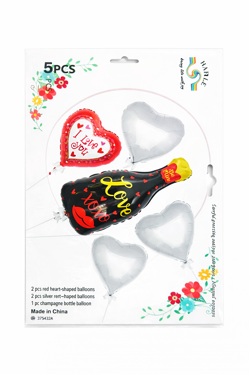 Partydekoration Liebe Luftballonset